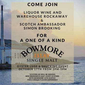 Bowmore Oyster Luge & Shucking Event